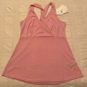 Candy cane striped Reebok tank